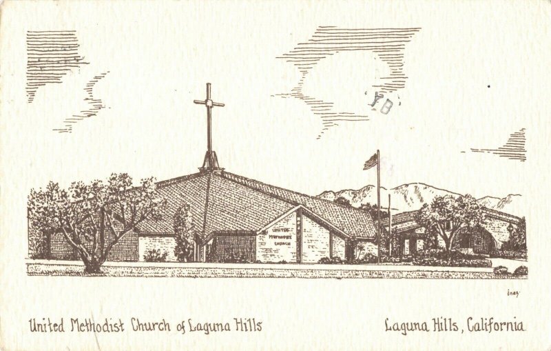 Postcard United Methodist Church Laguna Hills California