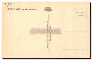 Postcard Old Bellegarde Vue Generale