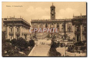 Italy Italia Roma Old Postcard It Campidoglio