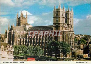 Modern Postcard Westminster Abbey London Contain the tombs of Many soveriegns