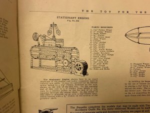 Orig 1916 American Model Builder, American Mechanical Toy Dayton Ohio Catalog
