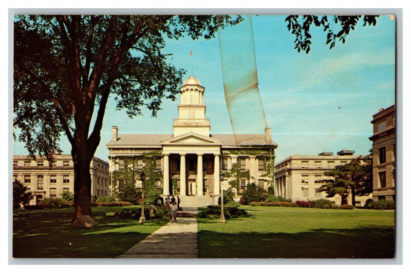 First Capitol Of Iowa University Iowa City Iowa Vintage Standard View Postcard 