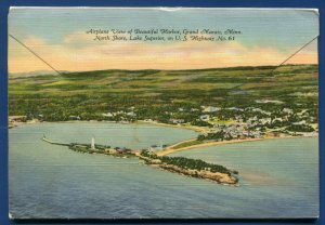 Lake Superior Hi-Way Duluth Minnesota mn to Port Arthur Canada postcard folder