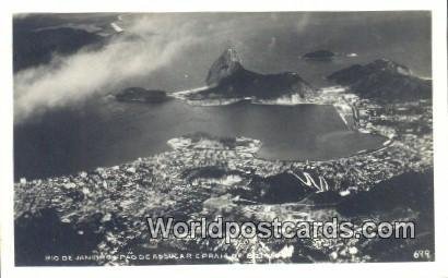 Real Photo Pao de Assucar Epraia de Botafoga Rio De Janeiro Brazil Unused 