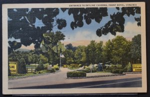 Front Royal, VA - Entrance to Skyline Caverns - 1951