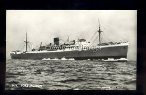 ca0558 - Port Line Cargo Ship - Port Jackson - postcard