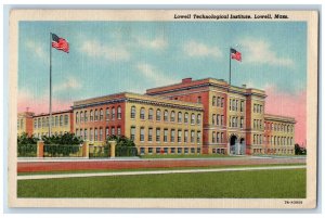 1954 Lowell Technology Institute Building Massachusetts MA Vintage Postcard 