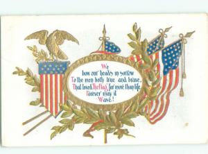 Divided-Back PATRIOTIC SCENE Great Postcard AB0272