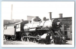 Madison New Jersey NJ Postcard RPPC Photo Rutland Locomotive Train 49 Railroad