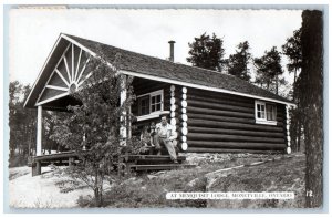 Canada Postcard At Memquisit Lodge Monetville Ontario 1960 Posted RPPC Photo