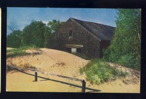 Freeport, Maine/ME Postcard, Original Old Farm Barn, Desert Of Maine