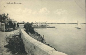 Bermuda Splithead Harbor Water View c1910 Vintage Postcard