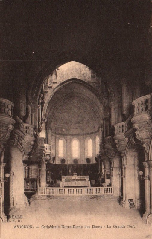 Cathedrale Notre Dame des Doms,La Grande Nef,Avignon,France BIN