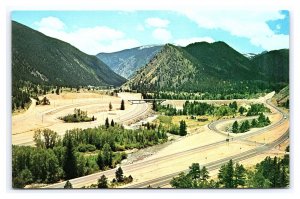 Interstate 70 Empire Interchange Entrance To Colorado Rockies Postcard