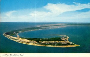 Massachusetts Cape Cod Aerial View Of Tip Of Cape Cod