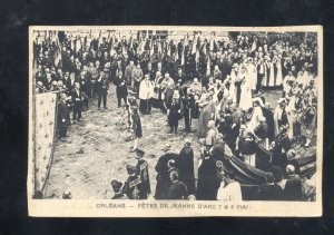 ORLEANS FRANCE PETES DE JEANNE D'ARC VINTAGE POSTCARD