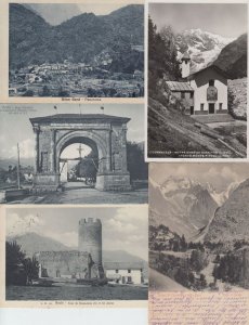 AOSTA VALLEY ITALY ITALIA 75 Vintage Postcards Mostly pre-1940. (L3907)