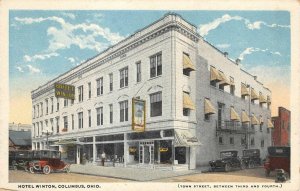 HOTEL WINTON Columbus, Ohio H.T. Jeffries, Manager ca 1920s Vintage Postcard