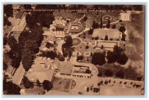 1945 Airview Showing Part Of The Sugar Maples Maplecrest New York NY Postcard