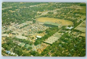 1960 Topeka Kansas KS Vintage Postcard Free Fair Aerial View Building Unposted