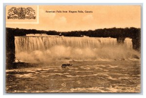 American Falls Niagara Falls Ontario Canada UNP DB Postcard T20