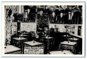 c1950's Yven Favne Low Chinese Restaurant Minneapolis 2 MN RPPC Photo Postcard