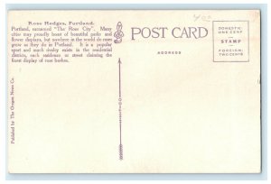c1920s Rose Hedges, Portland, Oregon OR Unposted Vintage Postcard 