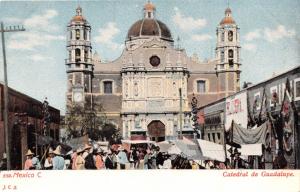 MEXICO CITY~LA CATHEDRAL de GUADALUPE~JCS #550 PUBL POSTCARD 1900s