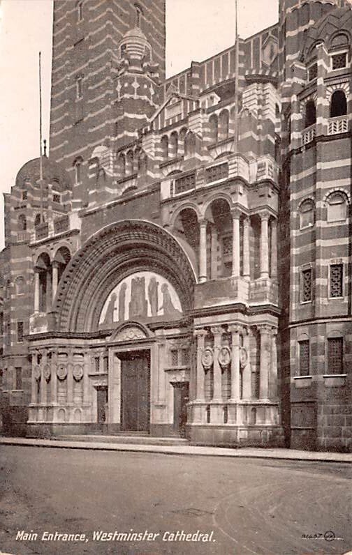 Main Entrance, Westminster Cathedral United Kingdom, Great Britain, England U...