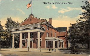 F94/ Middletown Ohio Postcard Butler County c1910 Elks Temple 17