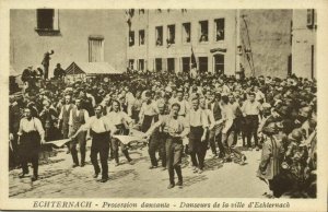 luxemburg, ECHTERNACH, Procession Dansante (1920s) Postcard (1)