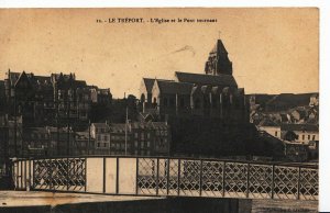 France Postcard - Le Treport - L'Eglise Et Le Pont Tournant  A2512