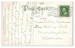 The Dam, Milwaukee River, Milwaukee, WI Postcard *6S(4)34