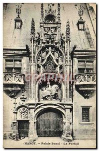 Old Postcard Nancy Ducal Palace Portal