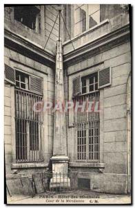 Old Postcard Paris Hotel Mint Court meridienne