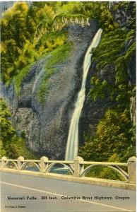 Horsetail Falls - Columbia River Highway - Oregon - Linen