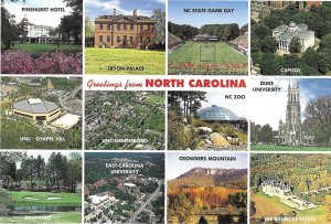 Greetings From North Carolina Split View 4 by 6