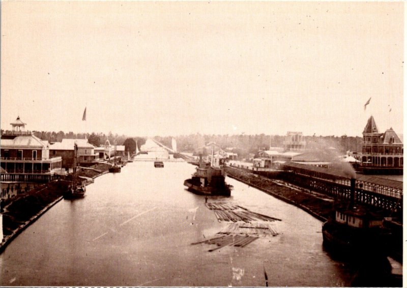 Louisiana New Orleans New Basin Canal In West End Circa 1889