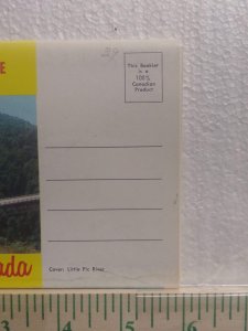 Postcard Album Lakehead grain elevators and sleeping giant, Canada 