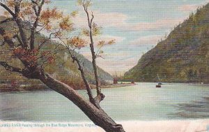 Virginia Richmond James River Passing Through The Blue Ridge Mountains 1906
