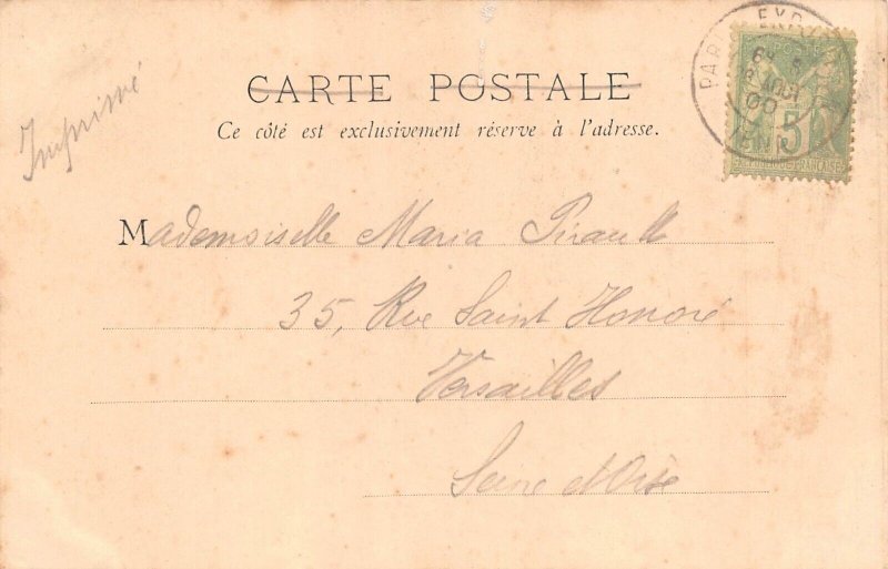 France 1900 Paris Musee de Cluny Museum vintage postcard