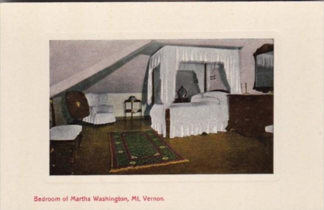 Virginia Mount Vernon Bedroom Of Martha Washington
