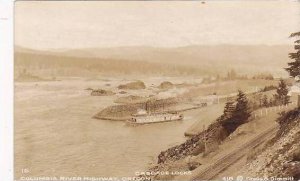 Oregon Columbia River Highway Cascade Locks Real Photo