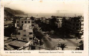 CPA AK Espagne SANTA CRUZ DE TENERIFE - Rambla del general Franco (304881)