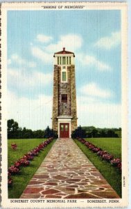 M-62029 Shrine Of Memories Somerset County Memorial Park Somerset Pennsylvania