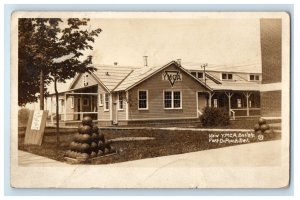 A View Of New Y.M.C.A. Building Fort Dupont Delaware DE RPPC Photo Postcard 