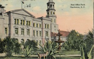 CHARLESTON, South Carolina, 1914; Post Office Park