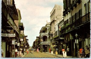 Postcard - Royal Street, Vieux Carre - New Orleans, Louisiana