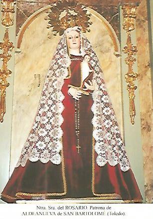 POSTAL 54273: Virgen del Rosario. Aldeanueva de San Bartolome Toledo