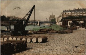 CPA PARIS (4e) Port Henri IV (564441)